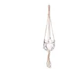 Cache pot suspendu verre et jute D11cm - Atmosphera créateur d'intérie...