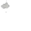 Atmosphera - Coussin nuage brodé musical H, 30 cm Gris