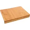 SECRET DE GOURMET Planche à découper spéciale rebord en Bambou