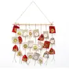 Décoration de Noël Calendrier Vintage 60cm Beige