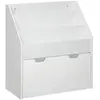 Bibliotheque bac roulettes Blanc Atmosphera