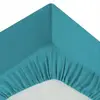 Atmosphera - Drap housse 1 Personne en Coton Canard 90 x 190 cm Bleu C...