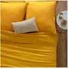 Housse de couette Carina coton jaune moutarde 240x220cm Atmosphera Créateur D'intérieur