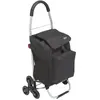 Chariot de course pliable - 5five - 6 roues - Aluminium - Polyester - 30 litres