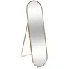 Miroir sur pied - ATMOSPHERA - Edi - Métal doré - 160x44 cm - Design contemporain
