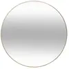 Miroir mural doré - Atmosphera - Alice - Aluminium - Verre - D76 cm