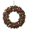 Feeric lights & christmas - Couronne de noël houx étoile d50cm