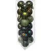 Atmosphera Lot de 18 Boules de Noël Colorama 3cm Olive