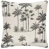Atmosphera - Housse de coussin Palm - motifs jacquard - 40x40 cm