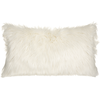 HOMEMAISON Atmosphera - Coussin long Oslo - fausse fourrure 35x75 cm