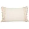 LES TENDANCES Coussin macramé - ivoire - 30x50 cm - Ivoire - Atmosphera createur d'interieur