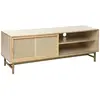 Meuble tv Rayo bouleau et acajou 50x140cm Atmosphera Créateur D'intérieur