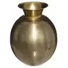 Vase Design en Métal "Oasis" 40cm Or