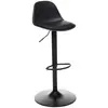 Chaise bar ajustable Aiko noir - ATMOSPHERA