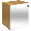 5five - meuble porte avec miroir bath n modul bambou