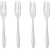 Secret de Gourmet Vorken Nevis - 4x stuks - RVS - 19 cm