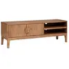 ATMOSPHERA Meubles TV - Meuble TV Sabor 2 portes en bois d'acacia - Marron - L 160 x P 45 x H 55 cm