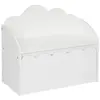 ATMOSPHERA FOR KIDS Banc & Coffre de Rangement "Douceur" 60cm Blanc