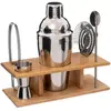 SECRET DE GOURMET Coffret Cocktail 6 Pièces "Victor" 25cm Naturel Beige