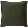 Coussin lilou coton vert kaki 55x55cm Atmosphera Créateur D'intérieur