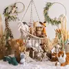 Peluche - Atmosphera - Cerf - Marron - H35 cm - Douceur pour enfant