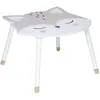 Table enfant Douceur renard blanc 62x64cm Atmosphera Créateur D'intérieur