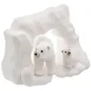Polyfoam arche banquise ours 30x40cm - Atmosphera createur d'interieur