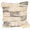 HOMEMAISON Coussin motif relief noir et blanc 45x45cm - Atmosphera créateur d'intérieur