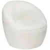 ATMOSPHERA Fauteuil Design "Romi" 77cm Blanc
