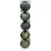 Fééric Lights and Christmas® Kerstballenset 15 stuks(3x5) - 5 cm - olijfgroen - nieuwe collectie