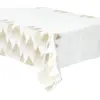 Nappe Imprimée Sapin Colorama 140x360cm Blanc & Or
