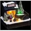 ATMOSPHERA Fééric Lights and Christmas - Village de Noël Boutique Sapin Ville 13cm Multicolore