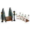 Feeric lights and christmas Kerstdorp accessoires - brug, boompjes, la...