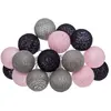 Atmosphera - Guirlande Led pile 16 boules Pinky D3,5cm créateur d'inté...