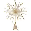 Cimier de sapin Marron glacé 100% acier H27cm - Feeric lights & christ...