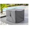 Housse Pour Fauteuil De Jardin Hambo M Gris - 120 X 105 X 100 Cm - Hespéride