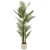 Palmier artificielle Merlo 187 cm avec Pot Blanc