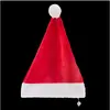 Feeric Christmas Kerstmuts - rood - met verlichte pompon - D60 x 30 cm...