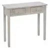 Console Charme bois blanchi L80cm - Atmosphera créateur d'intérieur