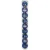 Fééric Lights and Christmas® Kerstballenset 9 stuks- 6 cm - Blauw - hoge volumekorting