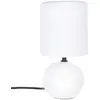 Lampe céramique Timéo blanc mat H25cm Atmosphera Créateur D'intérieur