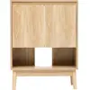 5five - meuble sous-lavabo abana 2 portes bois clair