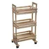 Desserte à roulettes 3 étages en bois cagette - 5 Five
