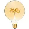 Ampoule led Hello ambre Hello,D13cm E27 Atmosphera Créateur D'intérieur