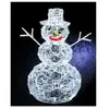 Feeric lights and christmas verlichte sneeuwpop - figuur - 60 cm - 100 leds gekleurd