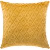 Paris Prix Coussin en flanelle - - Effet 3D Jaune Ocre 40x40 cm