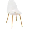 Chaise Taho 44cm transparent - Atmosphera createur dinterieur