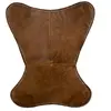Housse Dario cuir marron cognac - Atmosphera createur dinterieur