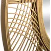 Miroir en bambou - Ø 89 cm - Beige