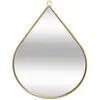 ATMOSPHERA Miroir en forme de goutte - Métal - 28 x 39 cm